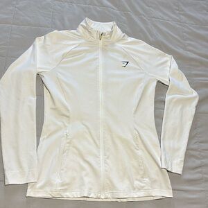 Gymshark jacket size M color cream white